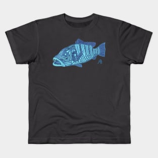 Bluebera Snapper Kids T-Shirt